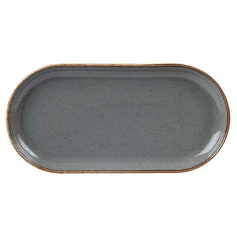 Storm Narrow Oval Plate 32x20cm/12.5x8"