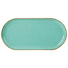 Sea Spray Narrow Oval Plate 32x20cm/12.5x8"