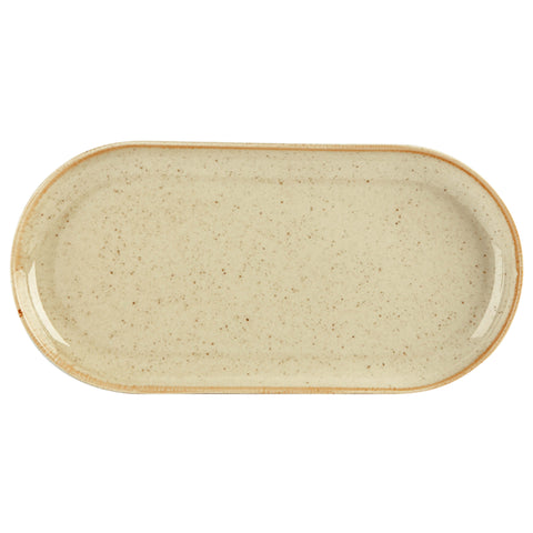 Wheat Narrow Oval Plate 32x20cm/12.5x8"