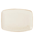 Oatmeal Rectangular Plate 27cm