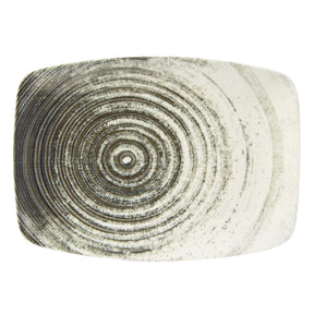 Swirl Rectangular Plate 27cm/ 10½"