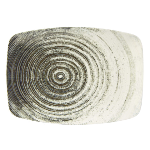 Swirl Rectangular Plate 32cm/ 12½"