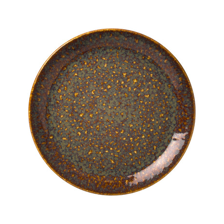Vesuvius Amber Coupe Plate 23cm (9") - Pack 12
