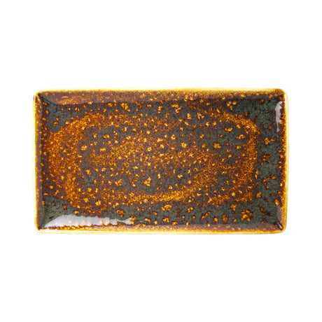 Vesuvius Amber Rectangle Three 32 x 19cm (12 1/2 x 7 1/2") - Pack 6