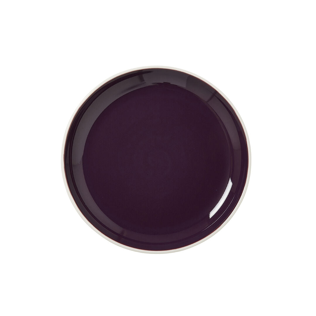 Nyx Damson Nordic Coupe Plate 20.25cm (8") - Pack 12