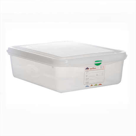 GN Storage Container 1/2 100mm Deep 6.5L