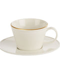 Line Gold Band Espresso Saucer 12cm