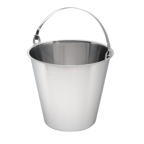 Swedish S/St. Bucket 12 Litre Graduated