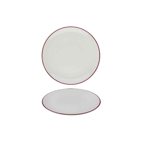 Modest Maroon Coupe Plate 17cm / 6.25" - Pack 12