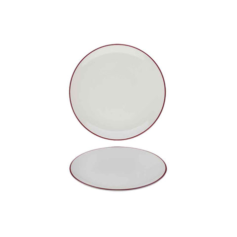 Modest Maroon Coupe Plate 17cm / 6.25" - Pack 12
