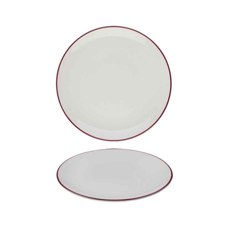 Modest Maroon Coupe Plate 25cm / 9.75"" - Pack 12