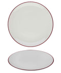 Modest Maroon Coupe Plate 28.5cm / 11.25" - Pack 12