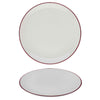 Modest Maroon Coupe Plate 28.5cm / 11.25" - Pack 12