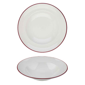 Modest Maroon Pasta Plate 28cm / 11"  560ml / 19.75oz - Pack 6