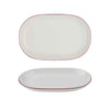Modest Maroon Oval Platter 33 x 21cm / 13" x 8.25" - Pack 6