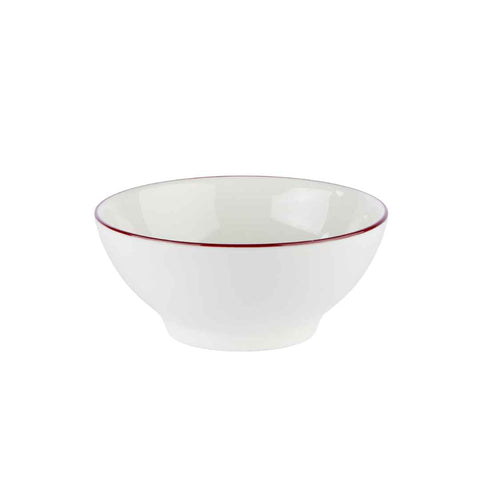 Modest Maroon Footed Bowl 14cm / 5.5"  450ml / 15.75oz - Pack 12