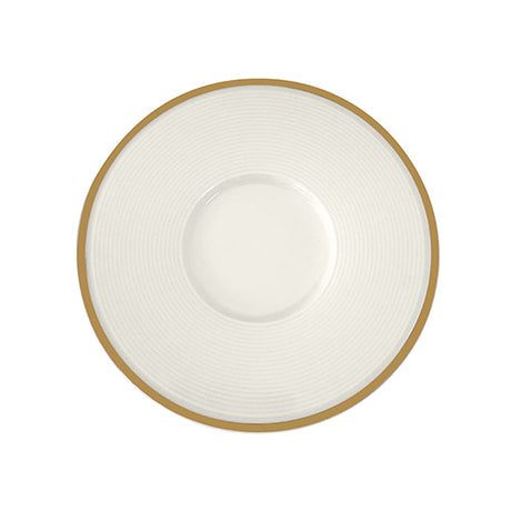 Line Gold Band Saucer 16cm