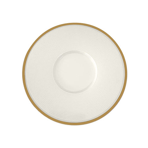 Line Gold Band Saucer 16cm