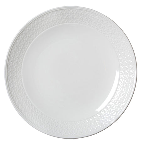 Bead Accent Coupe Plate 28.5cm (11 1/4") - Pack 6