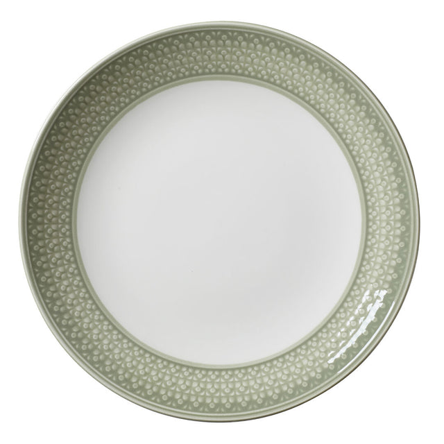 Bead Sage Accent Coupe Plate 28.5cm (11 1/4") - Pack 6
