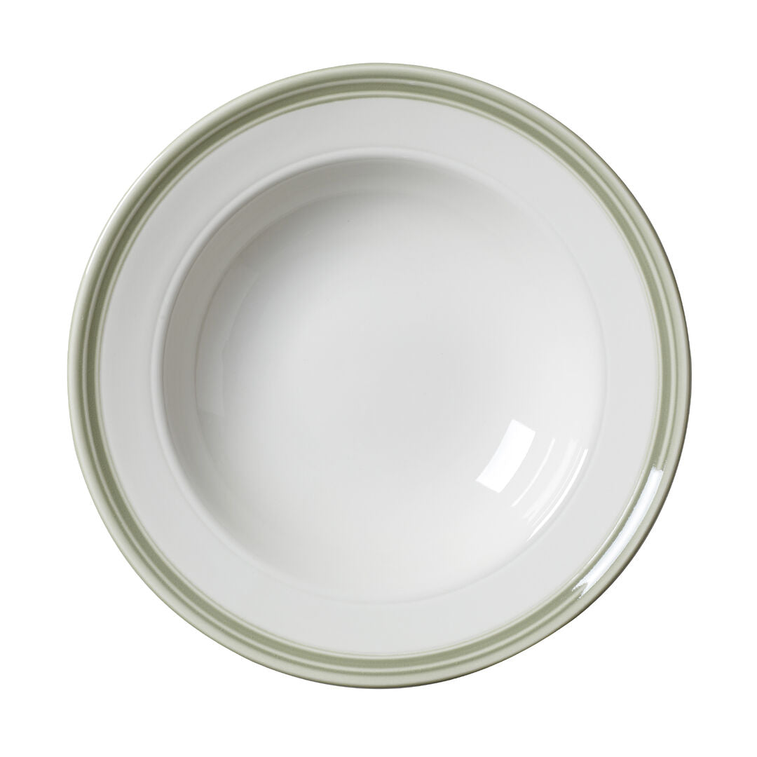 Bead Sage Soup/Pasta Plate 24cm (9 1/2") - Pack 12