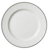 Bead Black Band Plate 28.5cm (11 1/4") - Pack 6
