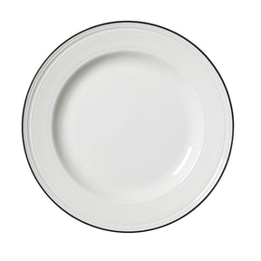 Bead Black Band Plate 25.5cm (10") - Pack 12