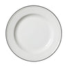 Bead Black Band Plate 25.5cm (10") - Pack 12