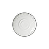 Bead Black Band Saucer 15cm (6") - Pack 12