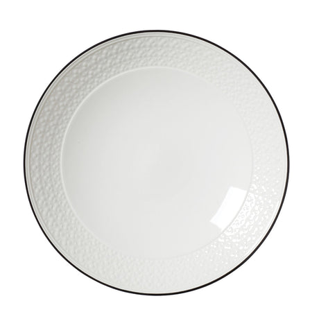 Bead Black Band Accent Coupe Bowl 25.25cm 120.25cl (10" 42 3/10oz) - Pack 12