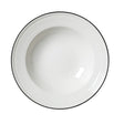 Bead Black Band Soup/Pasta Plate 24cm (9 1/2") - Pack 12