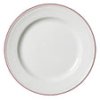 Bead Maroon Band Plate 28.5cm (11 1/4") - Pack 6