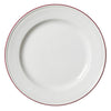 Bead Maroon Band Plate 28.5cm (11 1/4") - Pack 6
