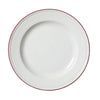 Bead Maroon Band Plate 25.5cm (10") - Pack 12