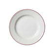 Bead Maroon Band Plate 20.25cm (8") - Pack 12