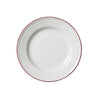 Bead Maroon Band Plate 20.25cm (8") - Pack 12
