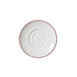 Bead Maroon Band Saucer 15cm (6") - Pack 12