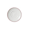 Bead Maroon Band Saucer 15cm (6") - Pack 12