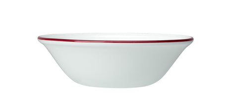 Bead Maroon Band Oatmeal Bowl 16.5cm (6 1/2") - Pack 12