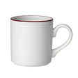 Bead Maroon Band Mug 28.5cl (10oz) - Pack 12