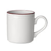 Bead Maroon Band Mug 28.5cl (10oz) - Pack 12