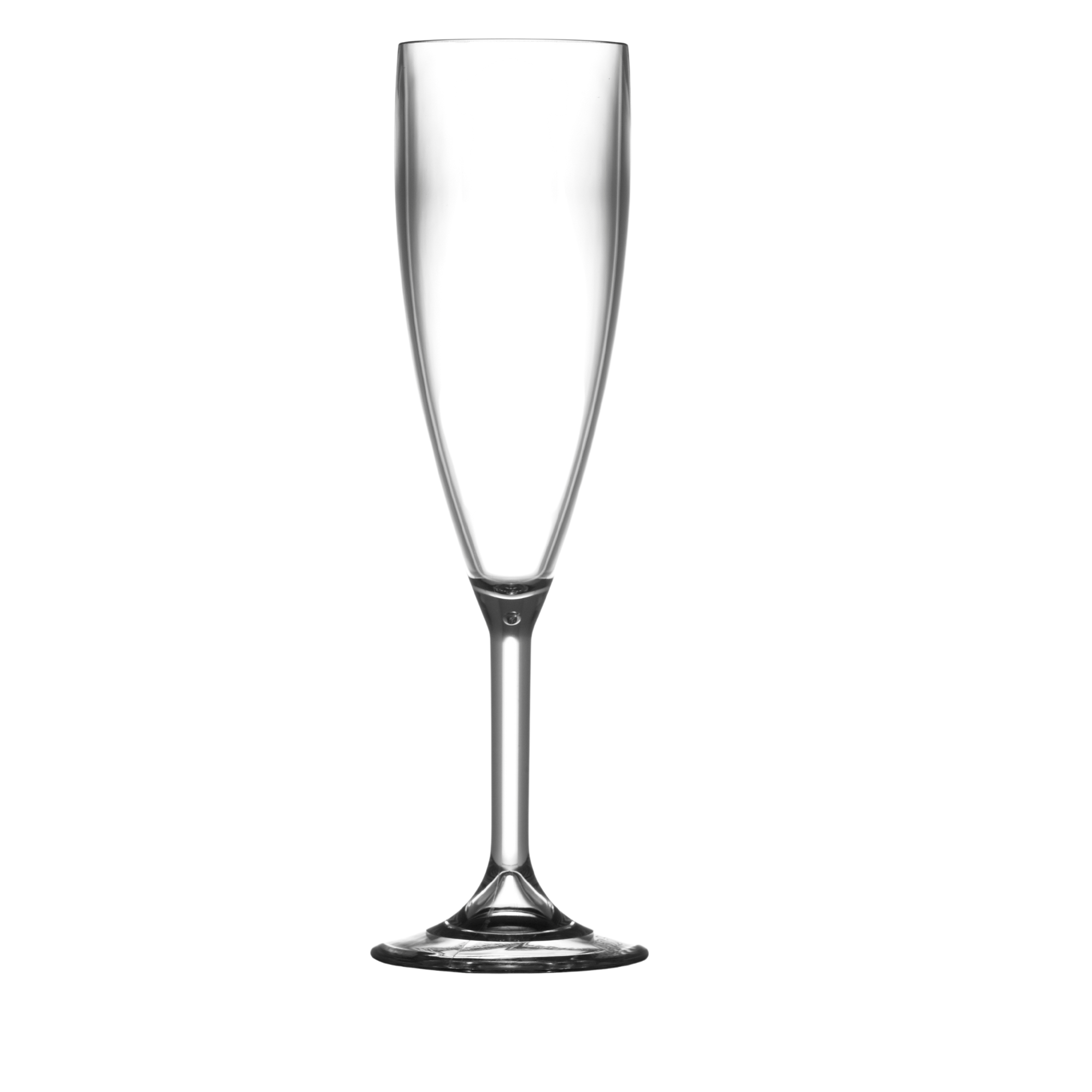 Polycarbonate Champagne Flutes 6.6oz 12 Pack 141 1CL NS Love