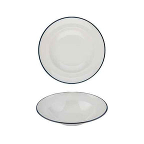 Modest Navy Pasta Plate 28cm / 11"  560ml / 19.75oz - Pack 6
