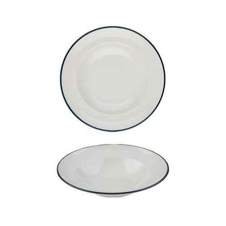 Modest Navy Pasta Plate 28cm / 11"  560ml / 19.75oz - Pack 6