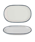 Modest Navy Oval Platter 28 x 18cm / 11" x 7" - Pack 6