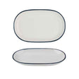 Modest Navy Oval Platter 28 x 18cm / 11" x 7" - Pack 6