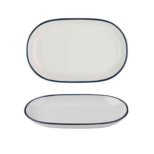 Modest Navy Oval Platter 28 x 18cm / 11" x 7" - Pack 6