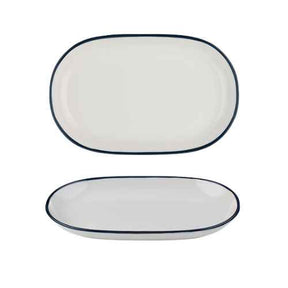 Modest Navy Oval Platter 28 x 18cm / 11" x 7" - Pack 6