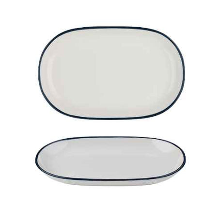 Modest Navy Oval Platter 28 x 18cm / 11" x 7" - Pack 6