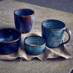 Terra Porcelain Aqua Blue Chip Cup 30cl/10.5oz Pack 6